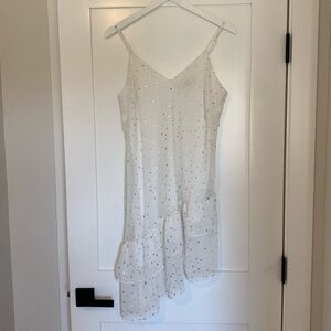 Collective Concepts Asymmetrical Star Print Dress